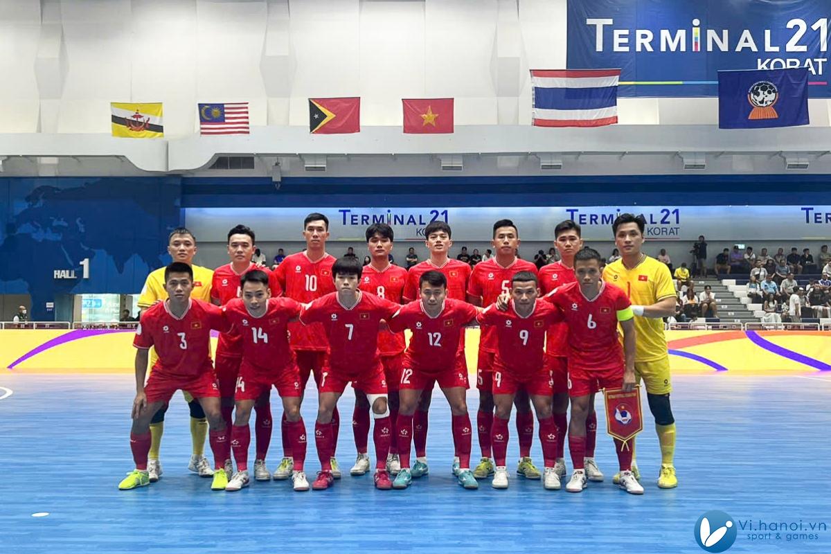 Đội tuyển futsal Việt Nam tranh tài ở giải Đông Nam Á 2024