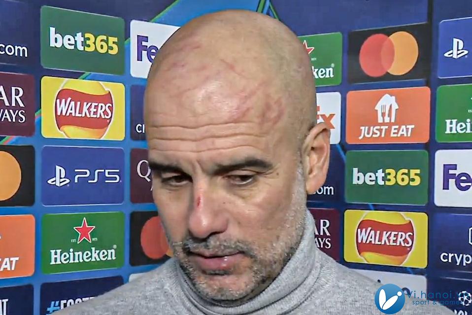 Hình ảnh HLV Pep Guardiola sau lễ đón Feyenoord