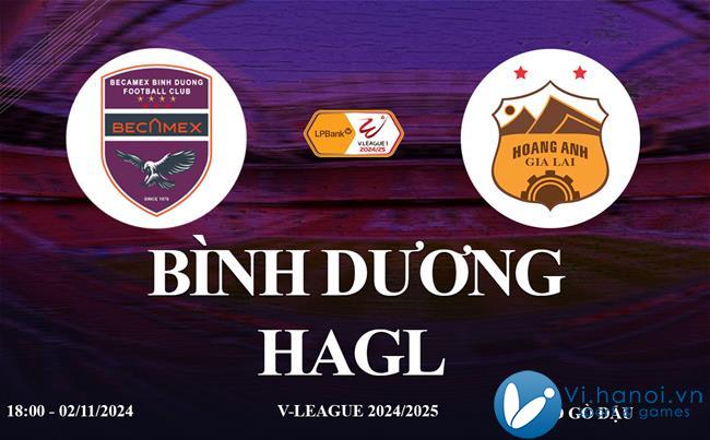 Link xem trực tiếp trận Bình Dương vs HAGL (V-League 2024/25)