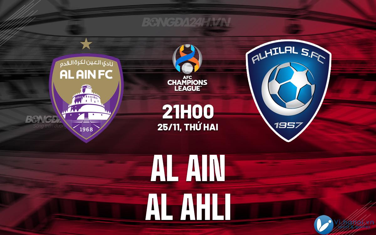 Al Ain vs Al Ahli