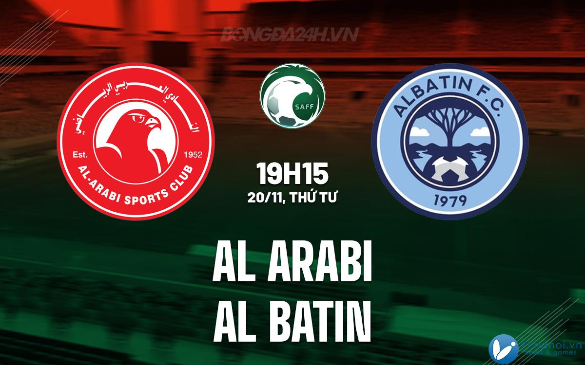 Ả Rập vs Al Batin