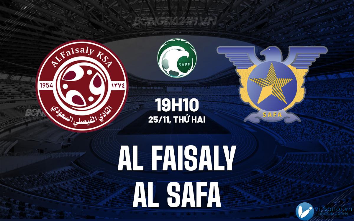 Al Faisaly vs Al Safa