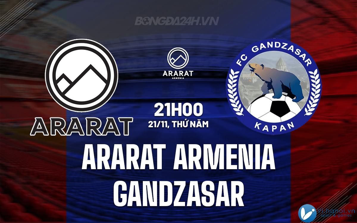 Ararat Armenia vs Gandzasar