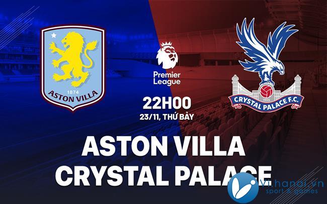 Nhận định bóng đá Aston Villa vs Crystal Palace hôm nay Ngoại hạng Anh