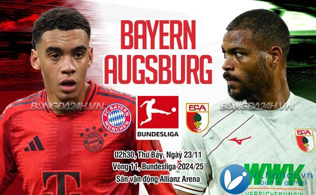 Bayern Munich đấu với Augsburg