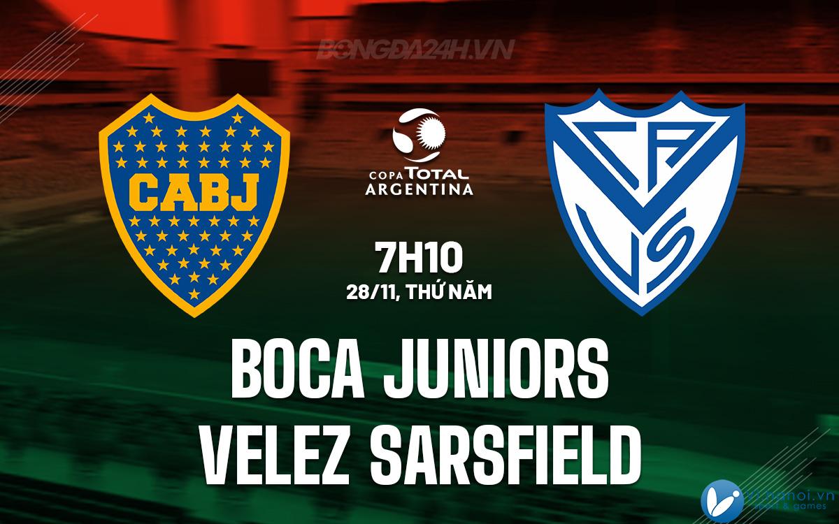 Boca Juniors vs Velez Sarsfield