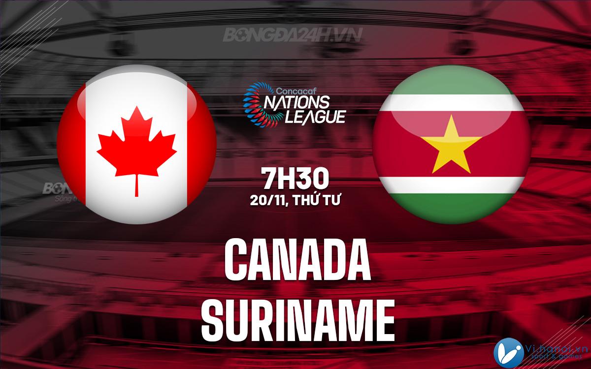 Canada vs Suriname