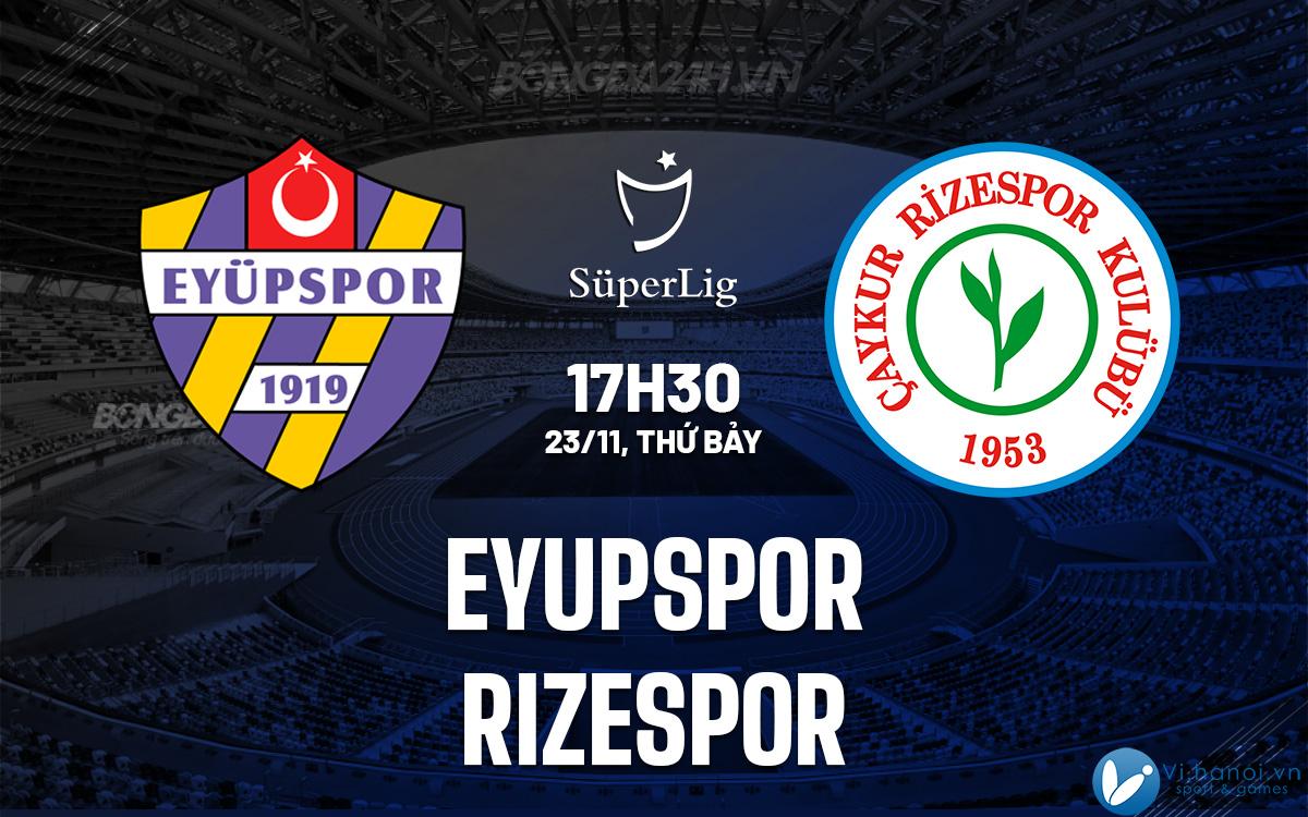 Eyupspor vs Rizespor