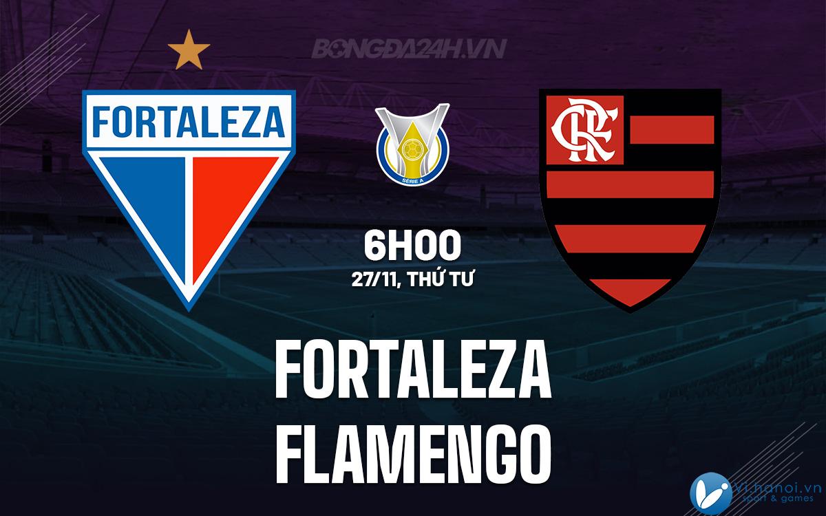 Fortaleza đấu với Flamengo