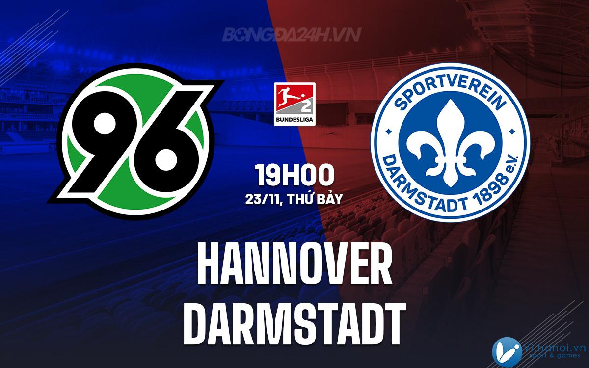 Hannover đấu với Darmstadt