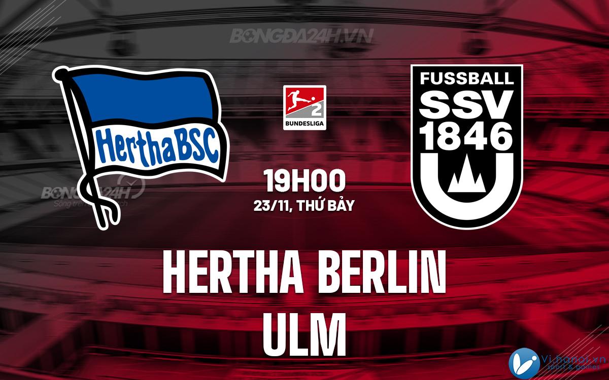 Hertha Berlin vs Ulm