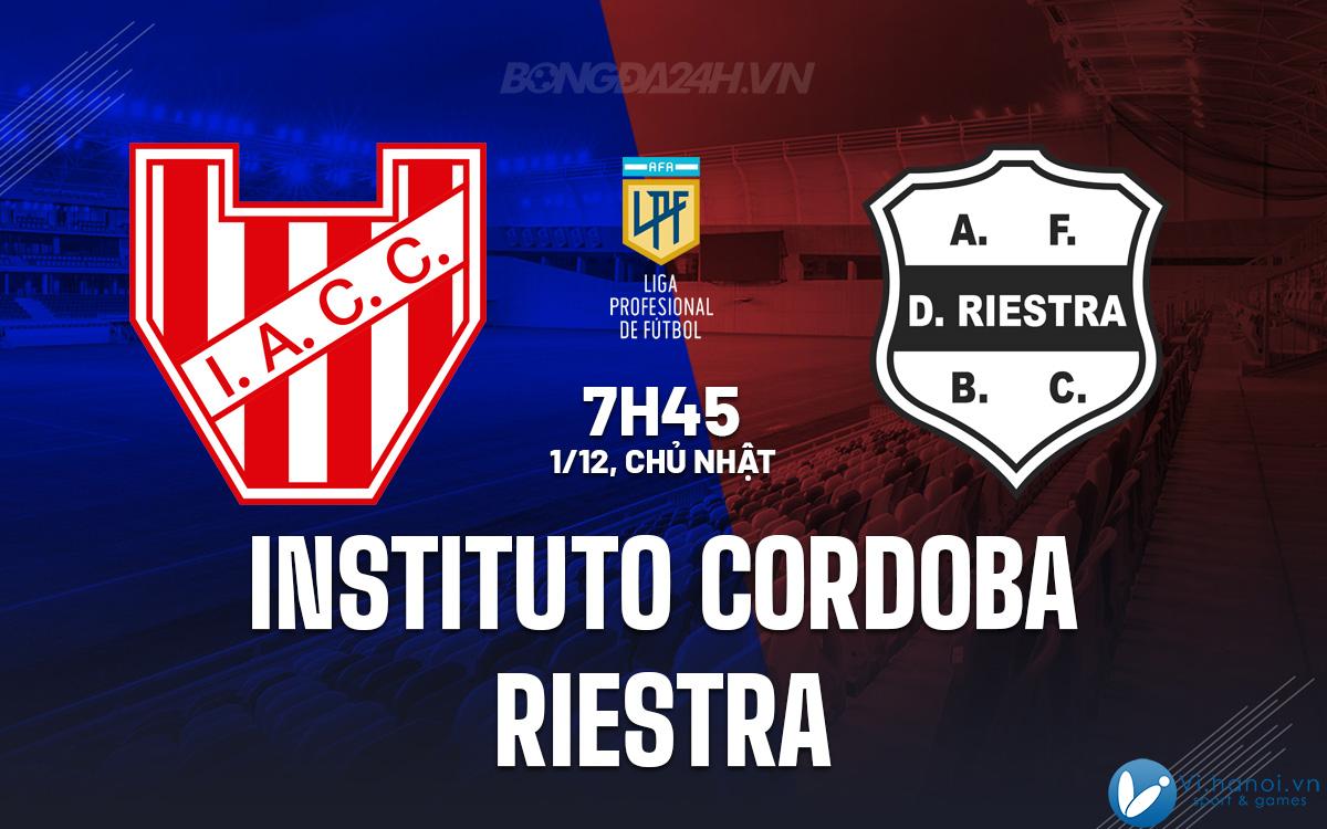 Học viện Cordoba vs Riestra