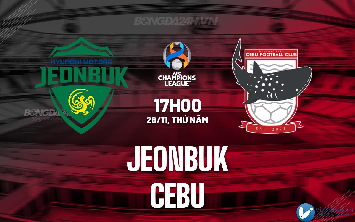 Jeonbuk đấu với Herb Cebu