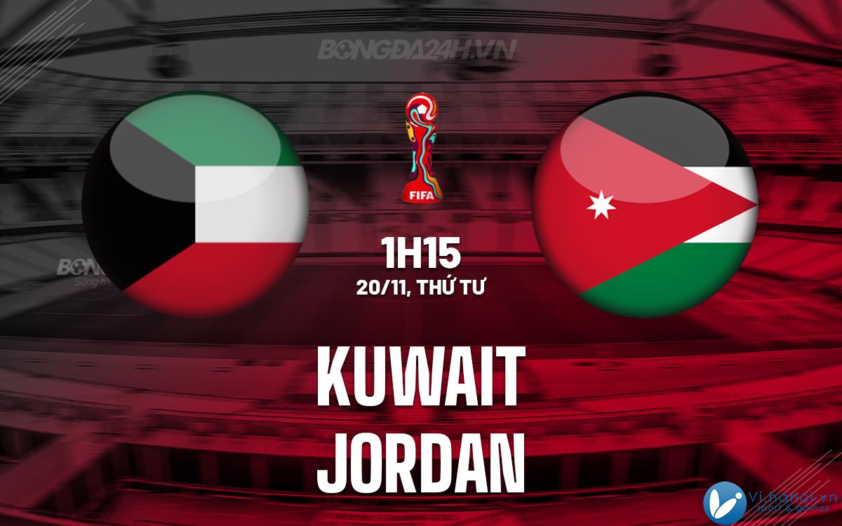 Kuwait đấu với Jordan