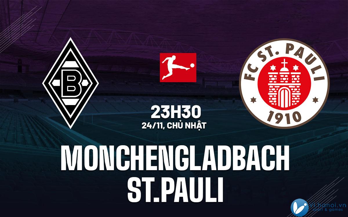 Soi kèo bóng đá hôm nay Monchenladbach vs StPauli vdqg duc bundesliga