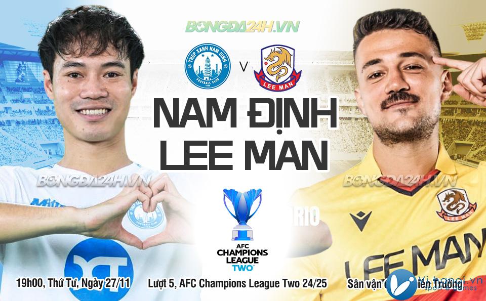 Nhan Đình Nam Định vs Lee Man