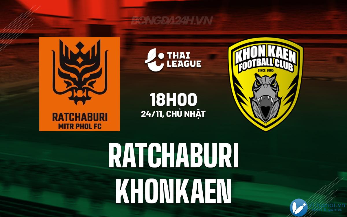 Ratchaburi vs Khonkaen