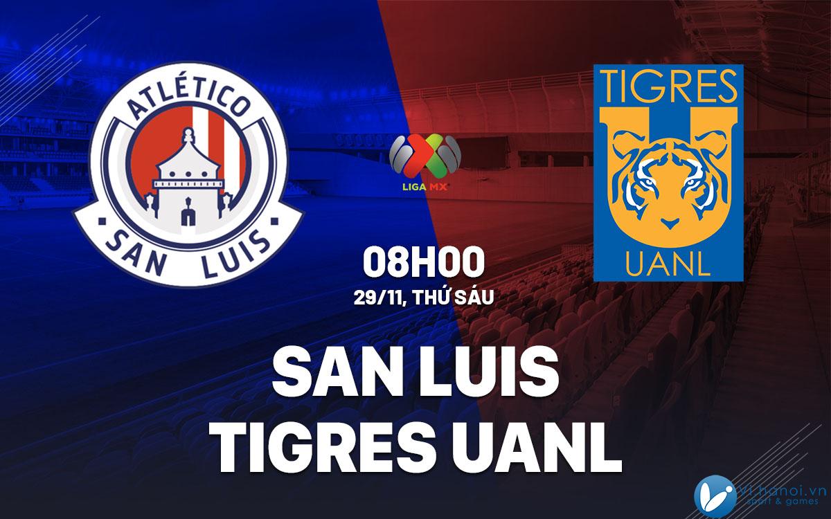 Dự đoán bóng đá San Luis vs Tigres UANL vdqg mexico hôm nay