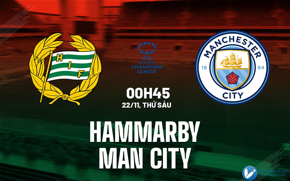 Dự đoán bóng đá Hammarby vs Man City Champions League hôm nay