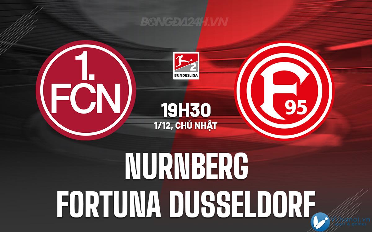 Nurnberg đấu với Fortuna Dusseldorf