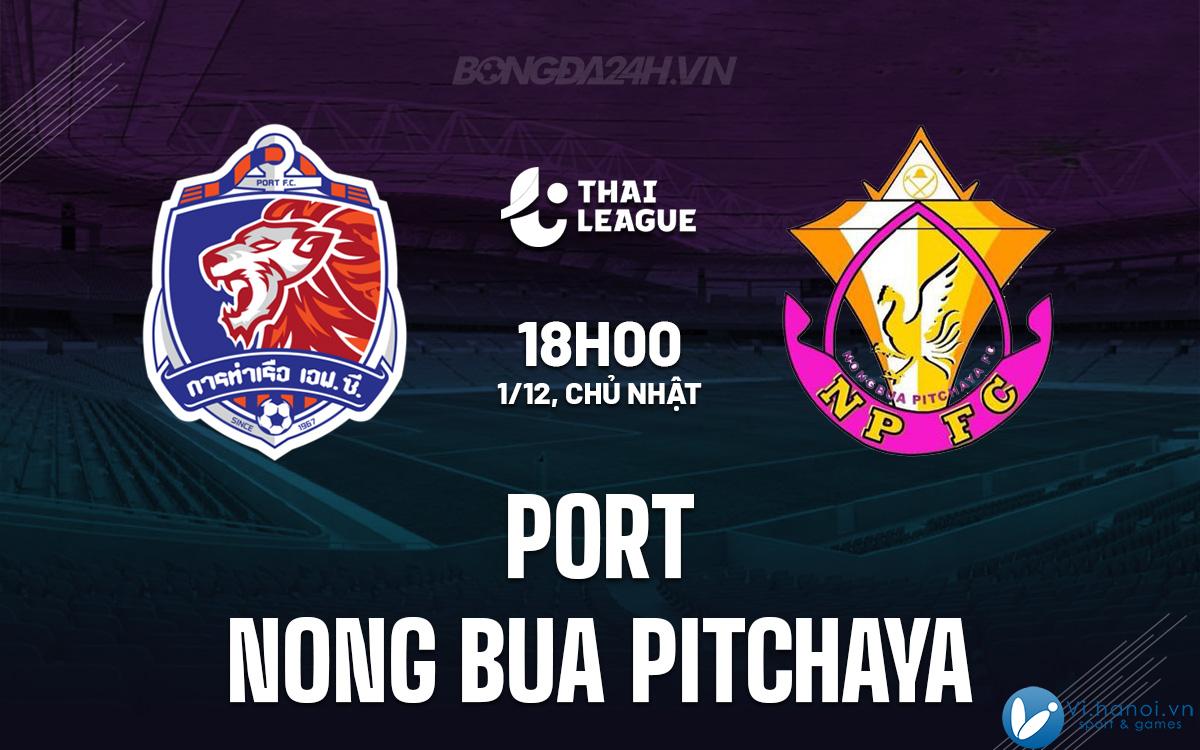 Port vs Nong Bua Pitchaya